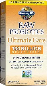 Raw Probiotics - 100 Billion CFU